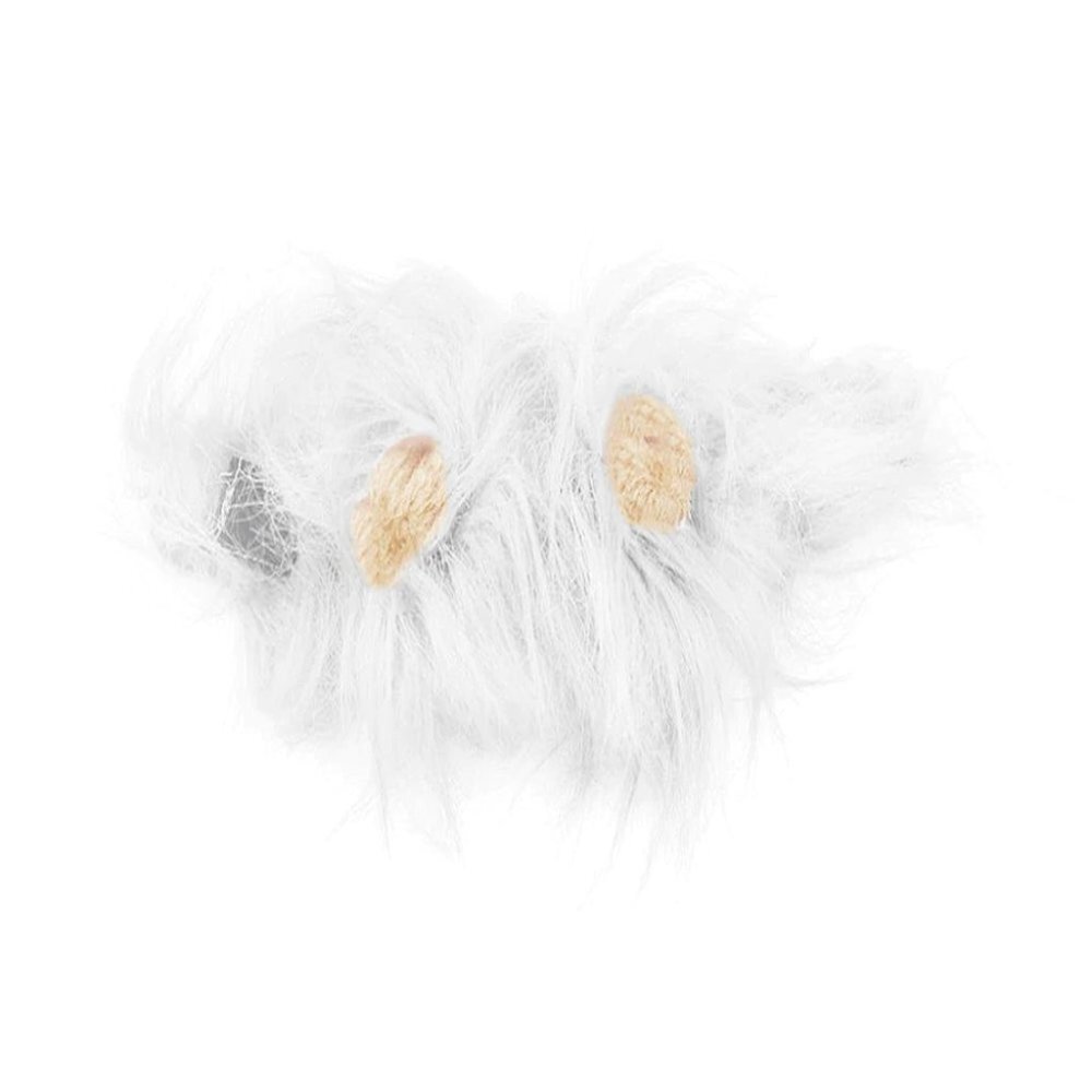 Lion Head Mane Wig Hair Fur Headgear Small Cat Dog Puppy Pet Costume Cosplay